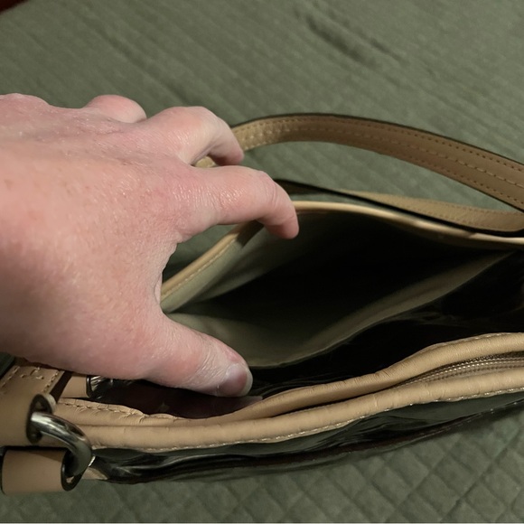 Coach Peyton Embossed Signature C Patent Leather Tote Bag - Picture 5 of 7